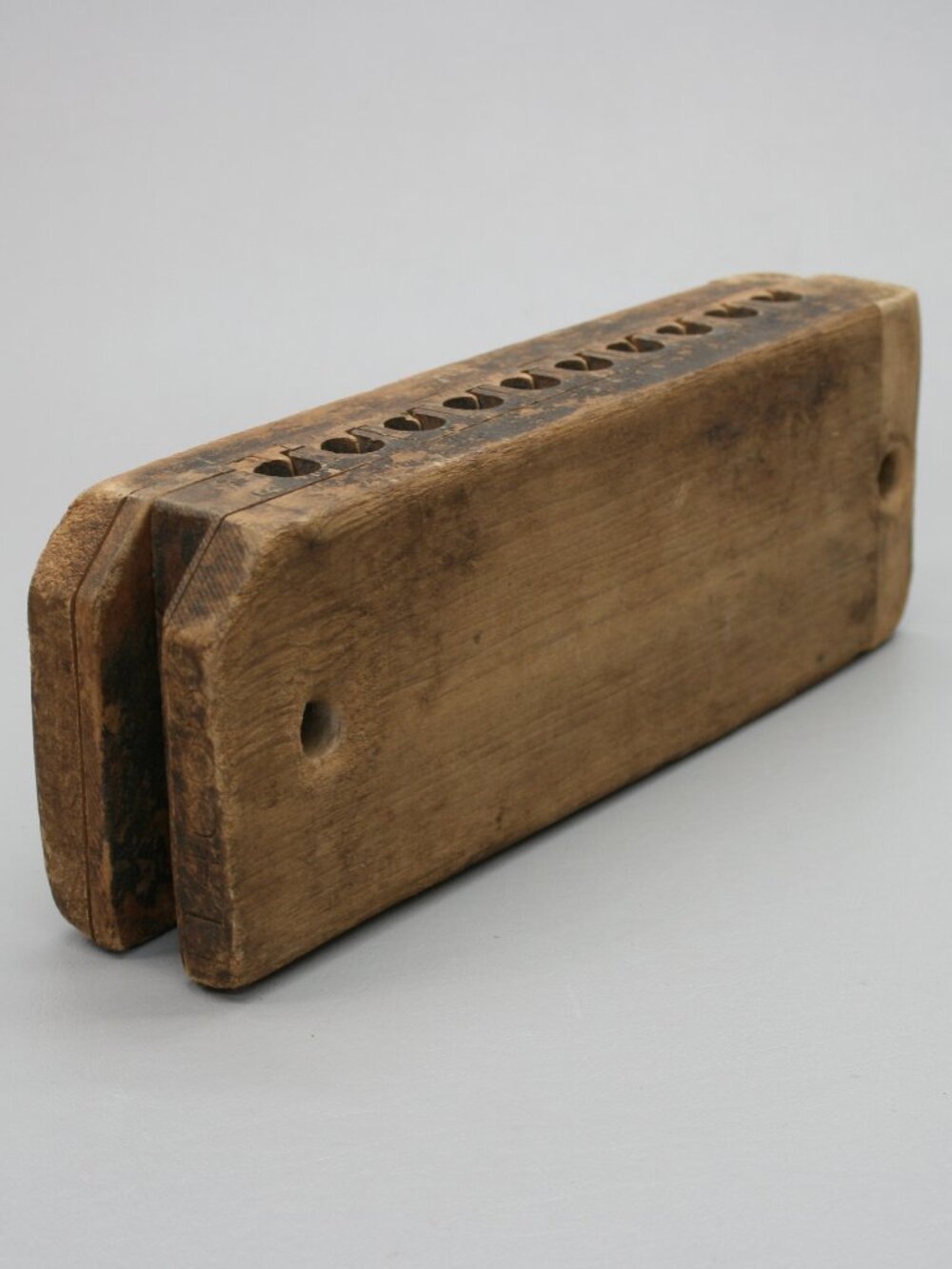 Primitive Vintage Antique Wooden 10 Cigar Mold Press Tobacco Unbranded No 414666
